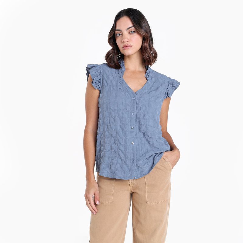 UNIVERSITY CLUB - Blusa Mujer Manga corta University Club