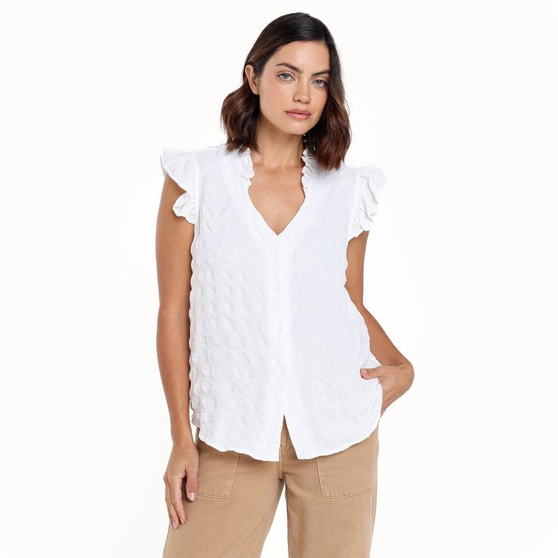 UNIVERSITY CLUB - Blusa Mujer Manga corta University Club