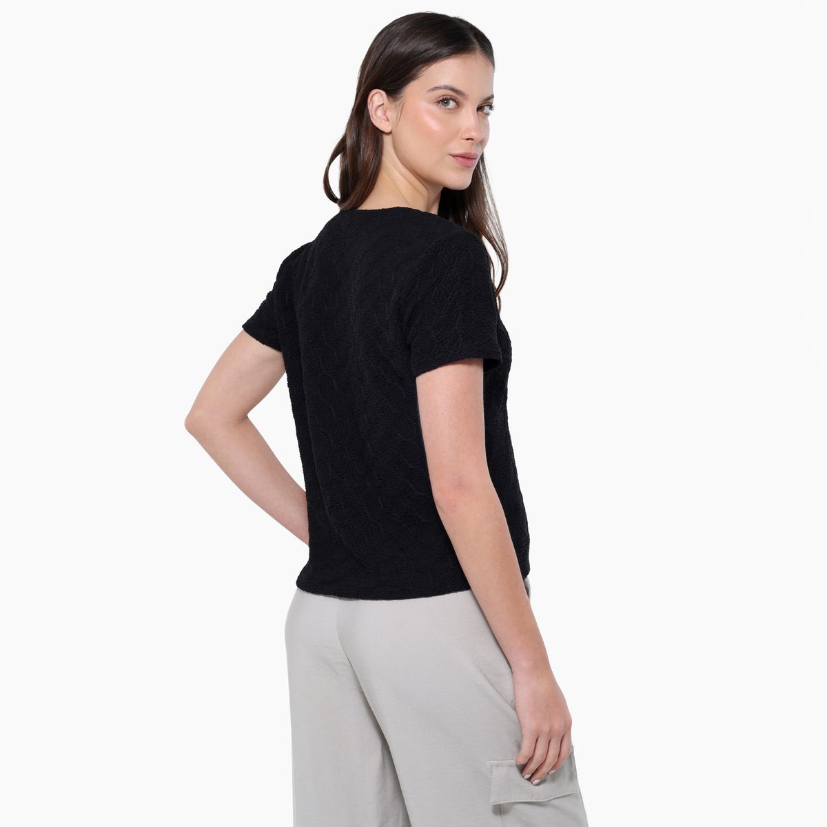 UNIVERSITY CLUB - Camiseta Mujer con Bordado Manga corta University Club