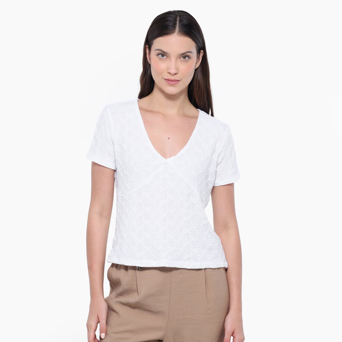 UNIVERSITY CLUB - Camiseta Mujer con Bordado Manga corta University Club