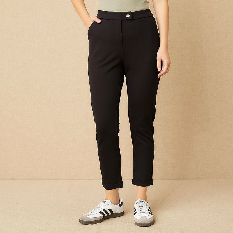 UNIVERSITY CLUB - Pantalón Recto Mujer Tiro medio University Club