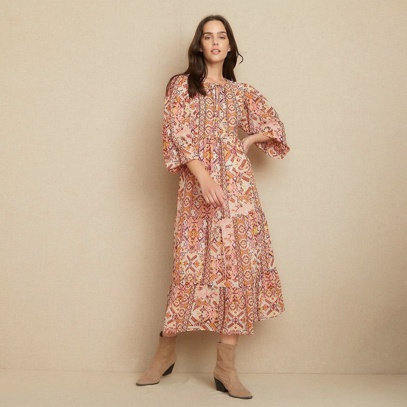 UNIVERSITY CLUB - Vestido Mujer Medio con Estampado University Club