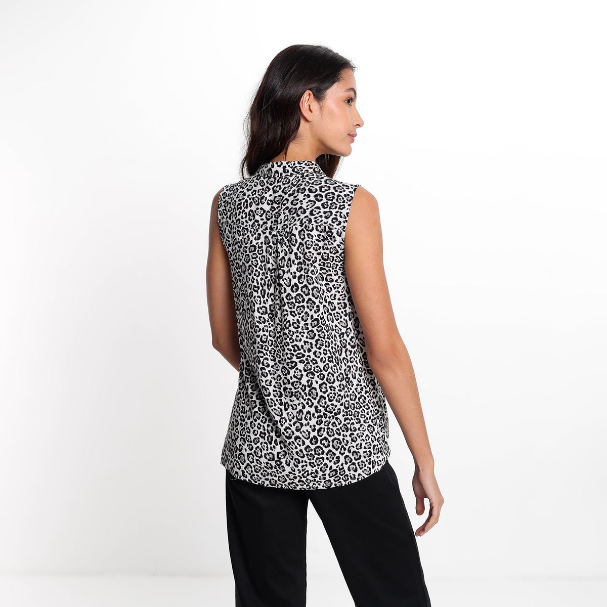 UNIVERSITY CLUB - Camisa Mujer con Estampado Sin mangas University Club