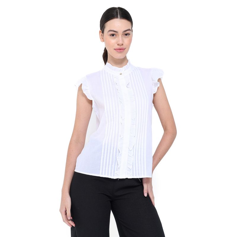 UNIVERSITY CLUB - Blusa Mujer Manga corta de Algodón University Club