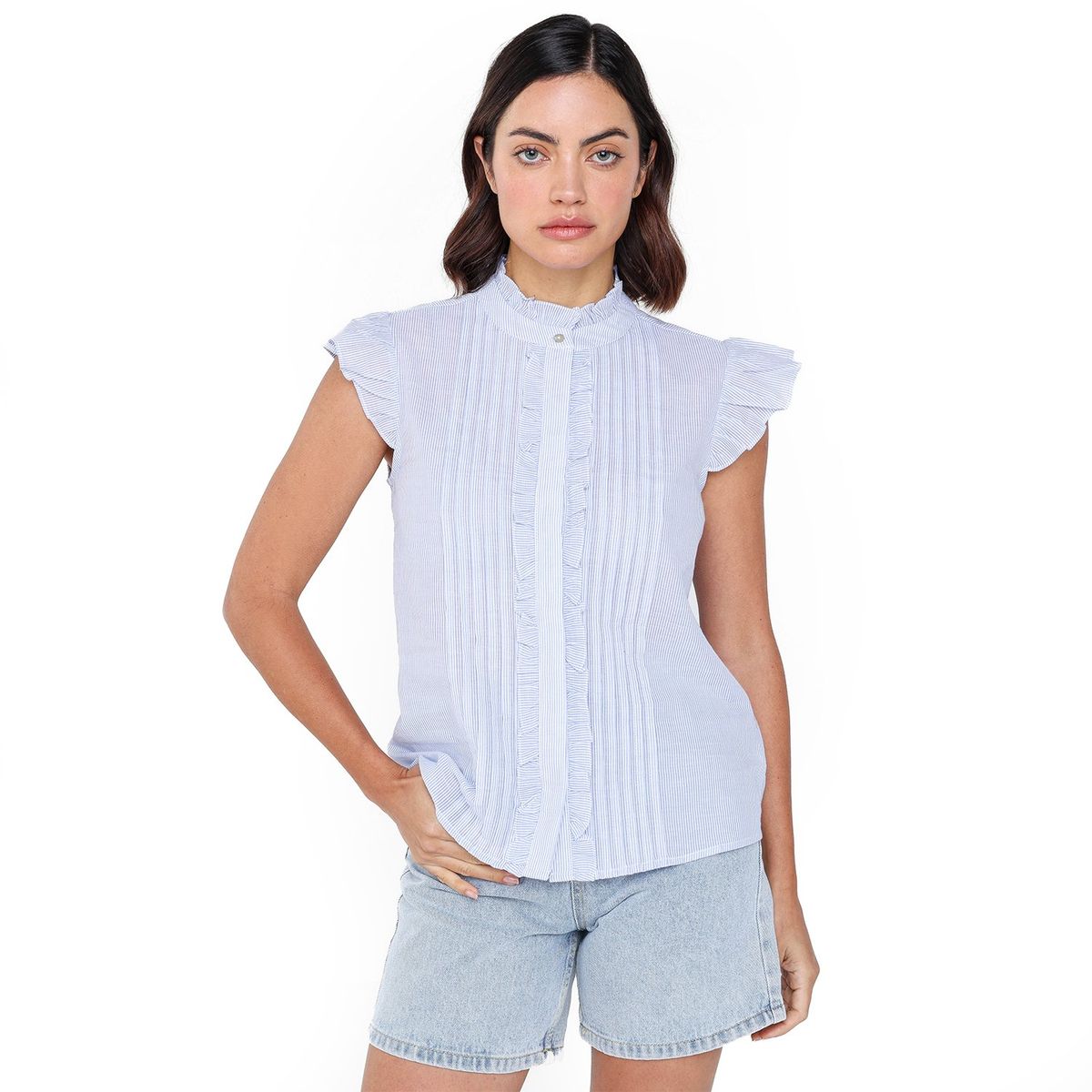 UNIVERSITY CLUB - Blusa Mujer Manga corta de Algodón University Club