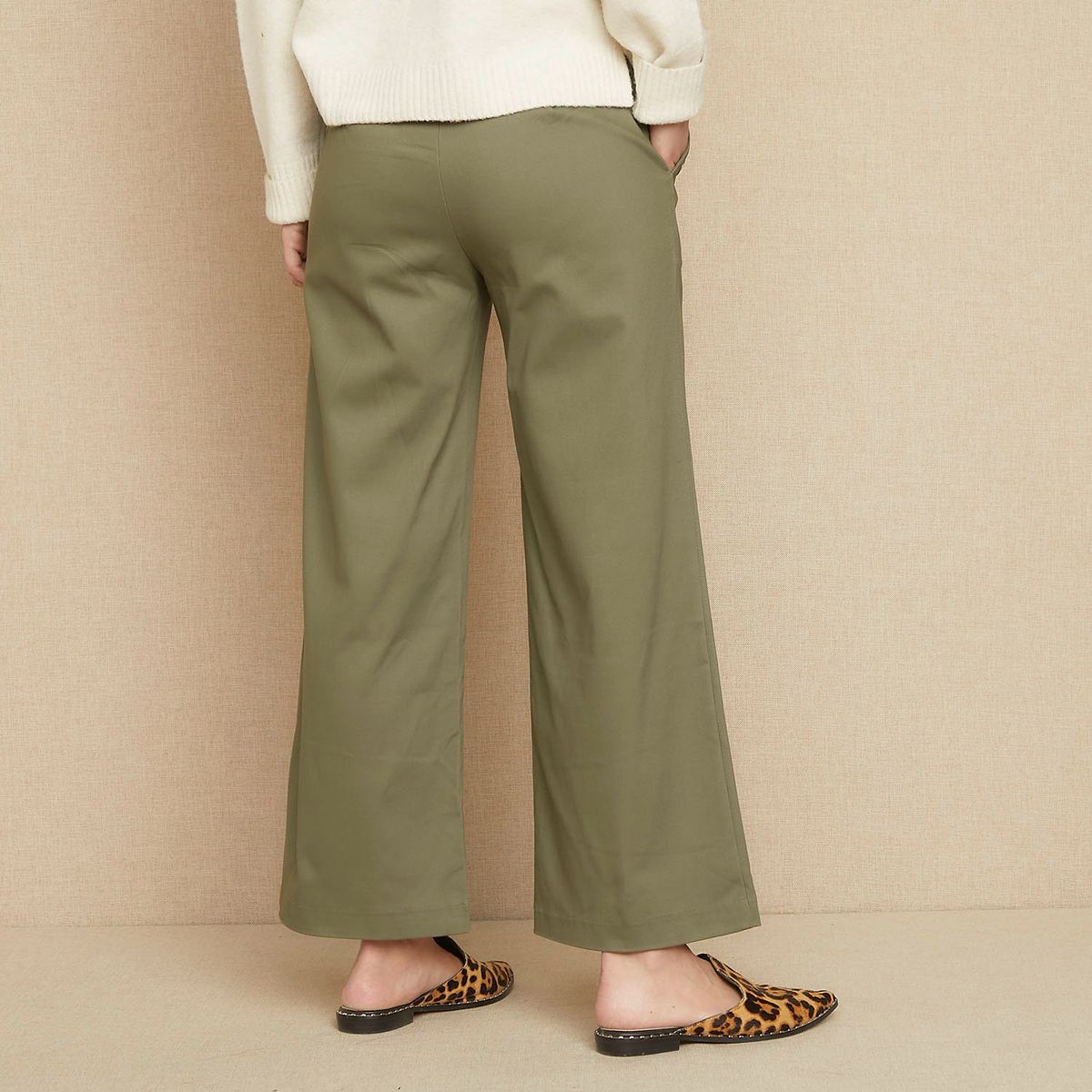 UNIVERSITY CLUB - Pantalón Culotte Mujer Tiro medio University Club