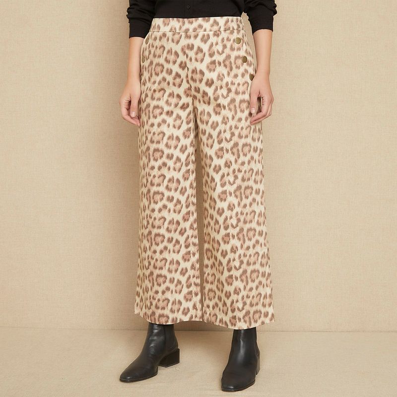 UNIVERSITY CLUB - Pantalón Culotte Mujer Tiro medio University Club