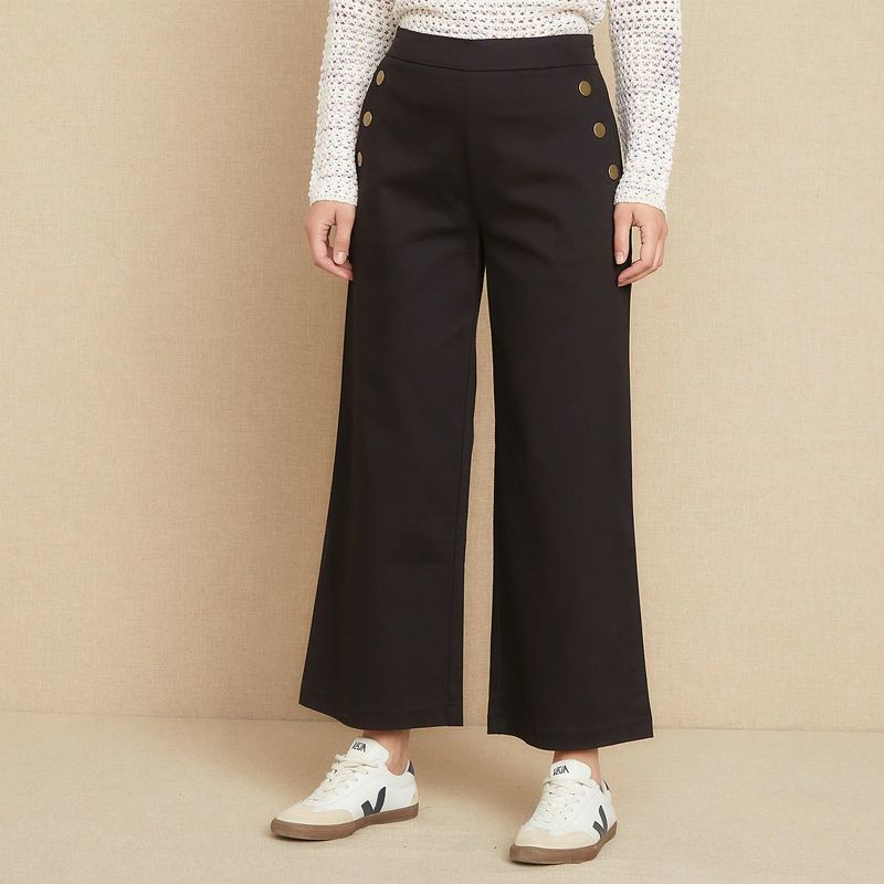 UNIVERSITY CLUB - Pantalón Culotte Mujer Tiro medio University Club