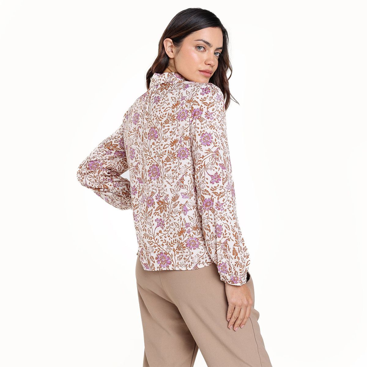 UNIVERSITY CLUB - Blusa Mujer Manga larga globo University Club