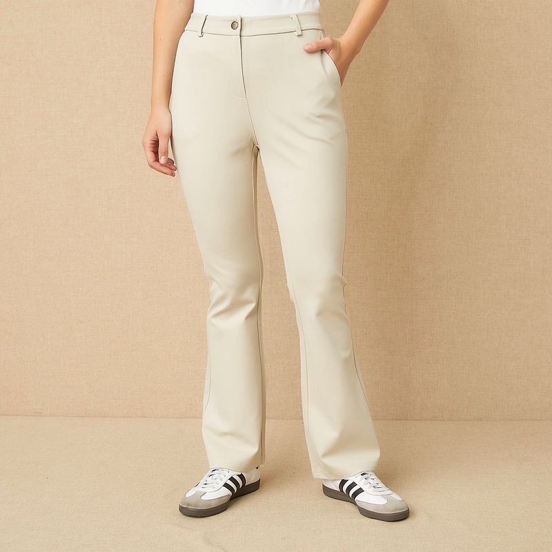 UNIVERSITY CLUB - Pantalón Flare Mujer Tiro medio University Club