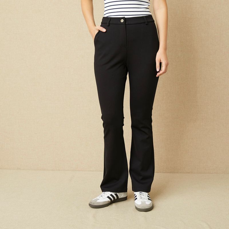UNIVERSITY CLUB - Pantalón Flare Mujer Tiro medio University Club