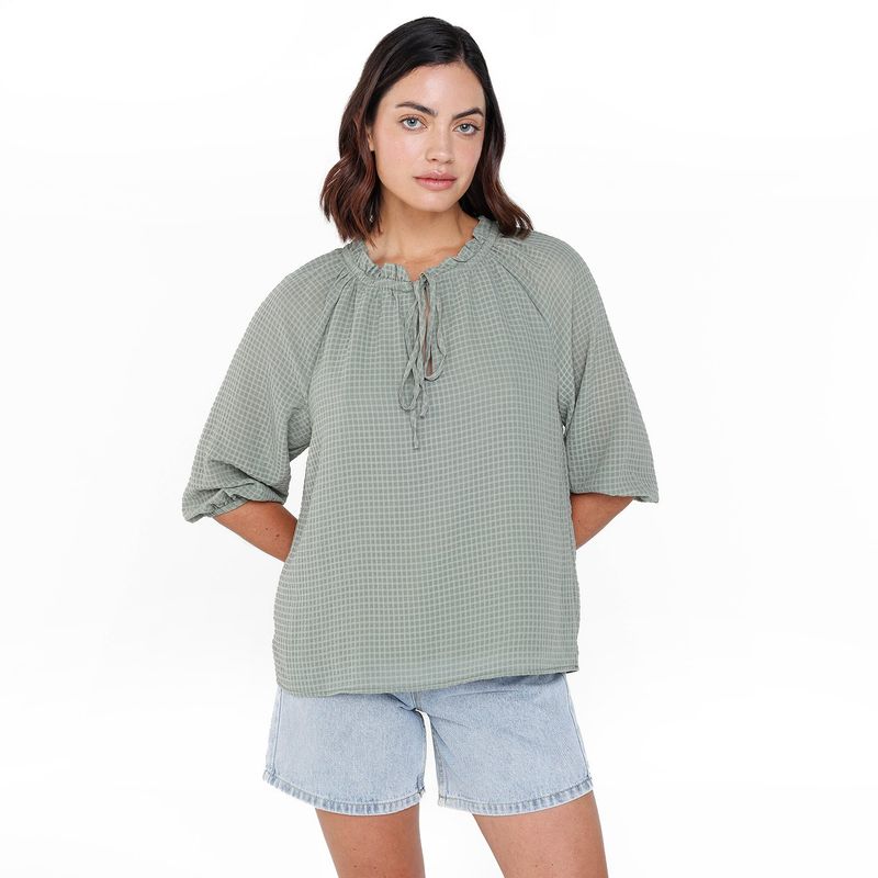 UNIVERSITY CLUB - Blusa Mujer Manga 3/4 University club