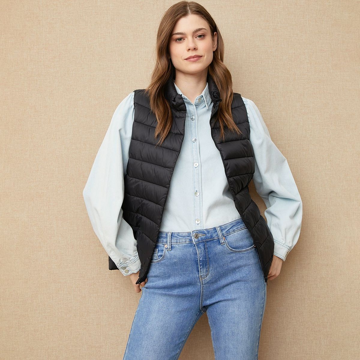 UNIVERSITY CLUB - Chaleco Mujer Acolchado UCLUB