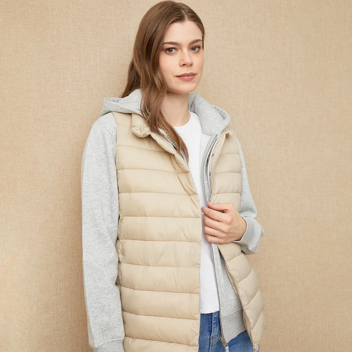 UNIVERSITY CLUB - Chaleco Mujer Acolchado UCLUB