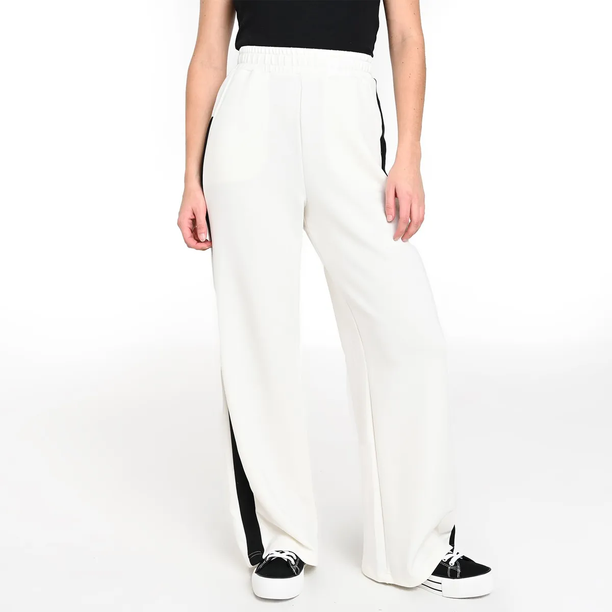 SYBILLA - Pantalón Wide leg Mujer Tiro alto Sybilla