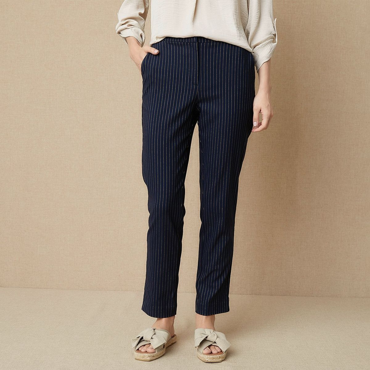 UNIVERSITY CLUB - Pantalon Skinny Mujer Tiro alto University Club 