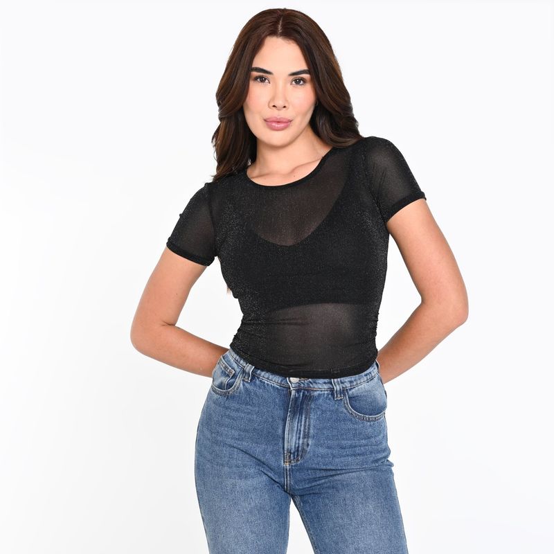 MOSSIMO - Camiseta Mujer Manga corta Mossimo