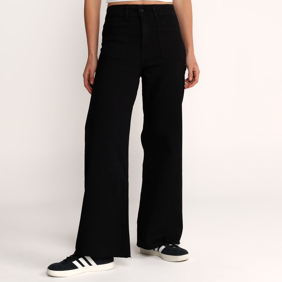 SYBILLA - Jean Wide leg Tiro alto Mujer Sybilla