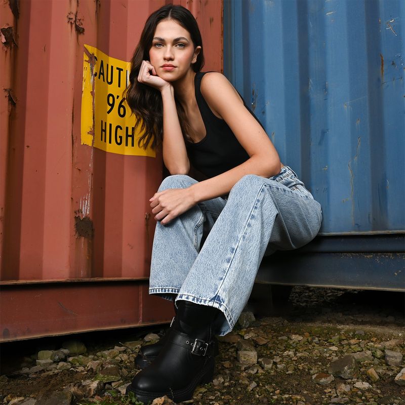 SYBILLA - Jean Recto Mujer Tiro medio Sybilla