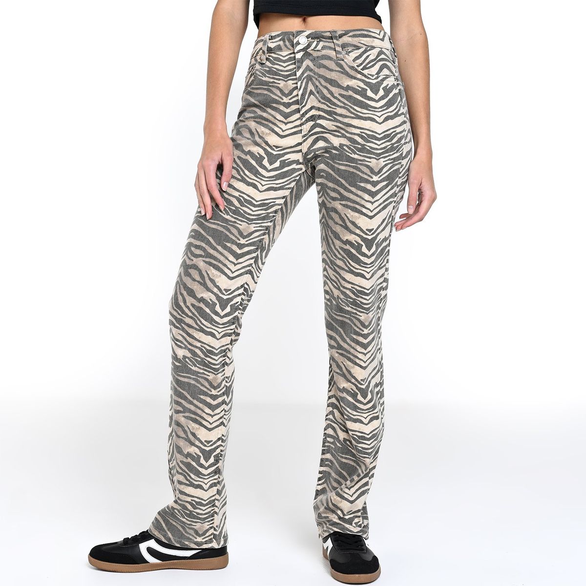 SYBILLA - Jean Recto Mujer Tiro medio Denim Sybilla