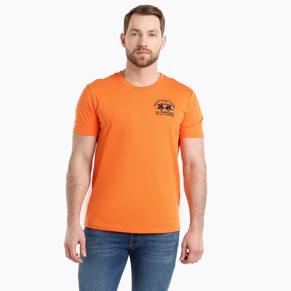 LA MARTINA - Camiseta Hombre Manga corta de Algodón La Martina