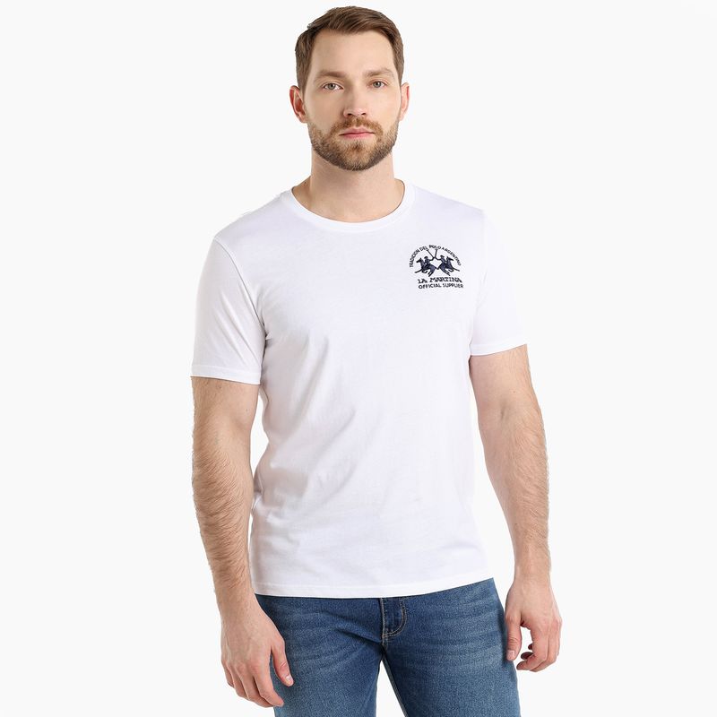 LA MARTINA - Camiseta Hombre Manga corta de Algodón La Martina