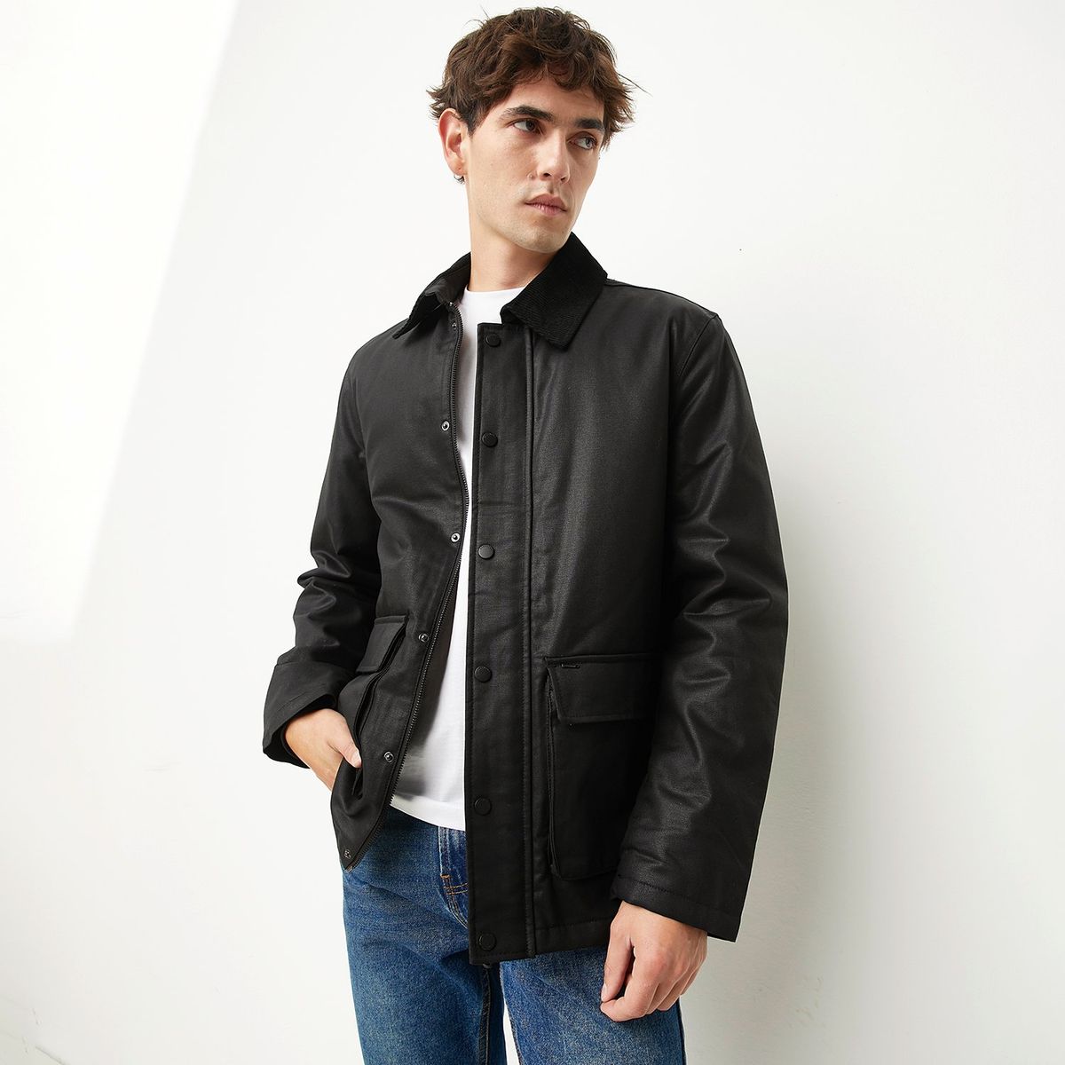 BASEMENT - Chaqueta Hombre Algodón BASEMENT