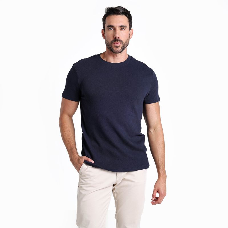 BASEMENT - Camiseta Hombre Manga corta de Algodón Basement
