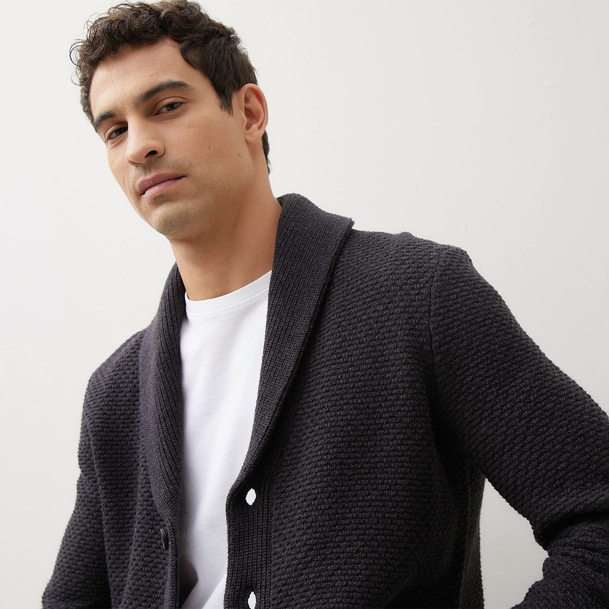 WOLF & HANK - Cardigan Hombre de Algodón WOLF&HANK