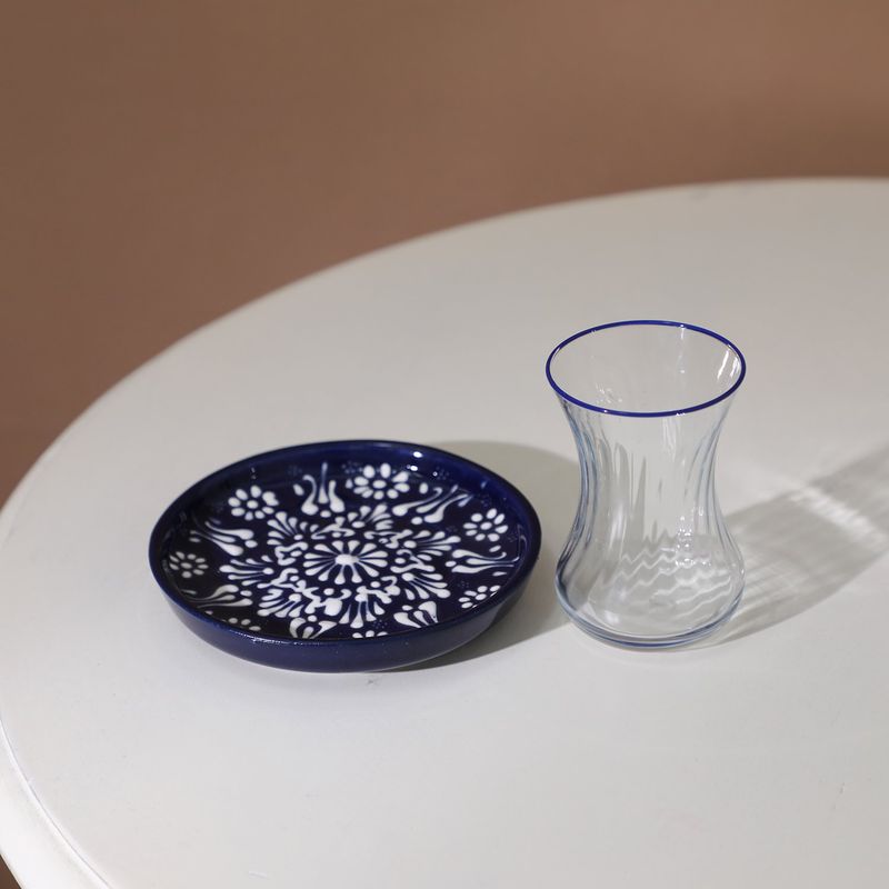  - Set de Té: Plato + Vaso Estambul Myth Arts
