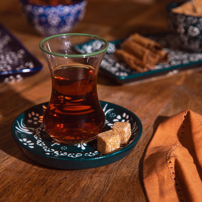  - Set de Té: Plato + Vaso Estambul Myth Arts