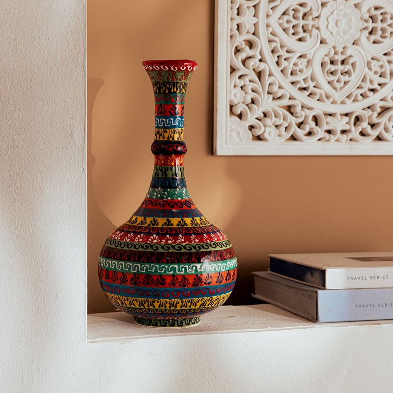  - Jarrón de barro decorativo Estambul 40 cm Myth Arts