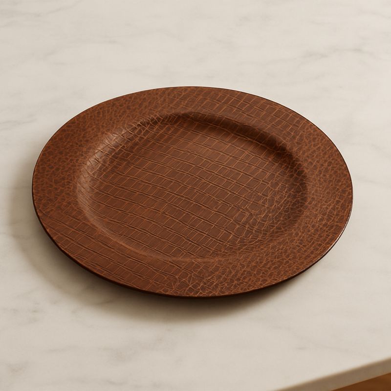  - Plato base redondo Cappadocia 33 cm Artpelle