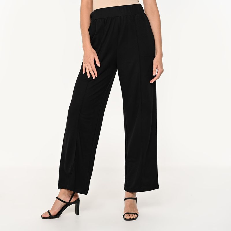 UNIVERSITY CLUB - Pantalón Wide leg Mujer Tiro medio University Club