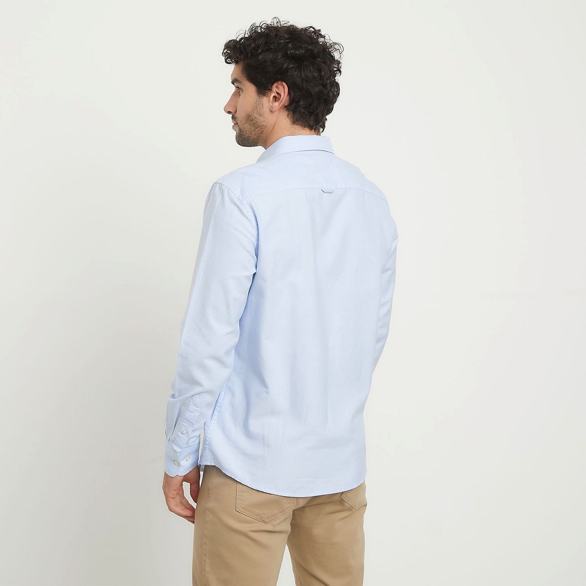 BASEMENT - Camisa Hombre Manga larga Regular fit Basement