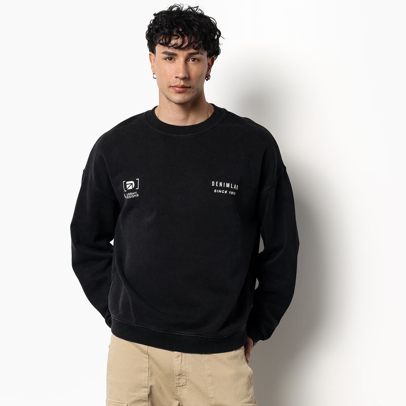 DENIMLAB - Buzo Hombre con Logo de Algodón Denimlab