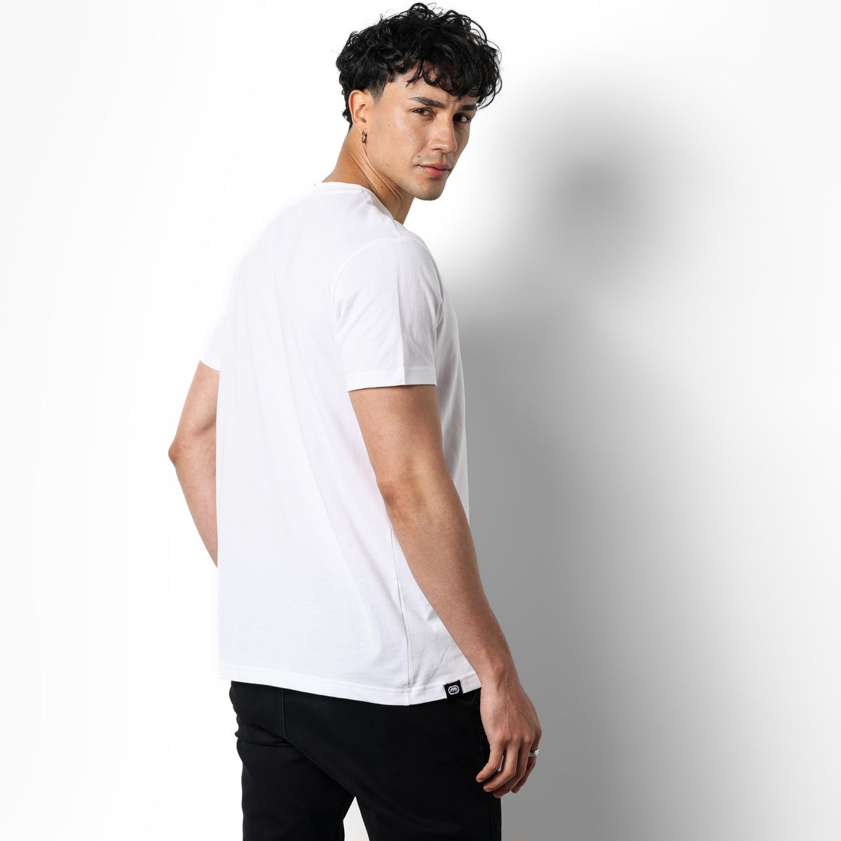 ECKO - Camiseta Hombre Manga corta con Logo de Algodón Ecko