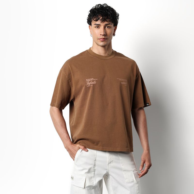 DENIMLAB - Camiseta Hombre Manga corta con Logo de Algodón Denimlab