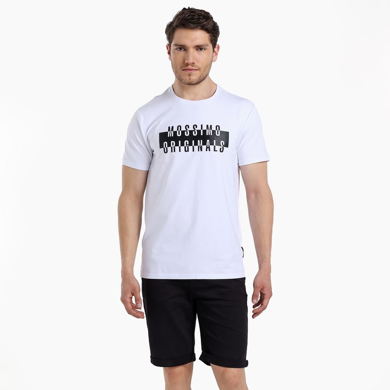 MOSSIMO - Camiseta Hombre Manga corta de Algodón Mossimo