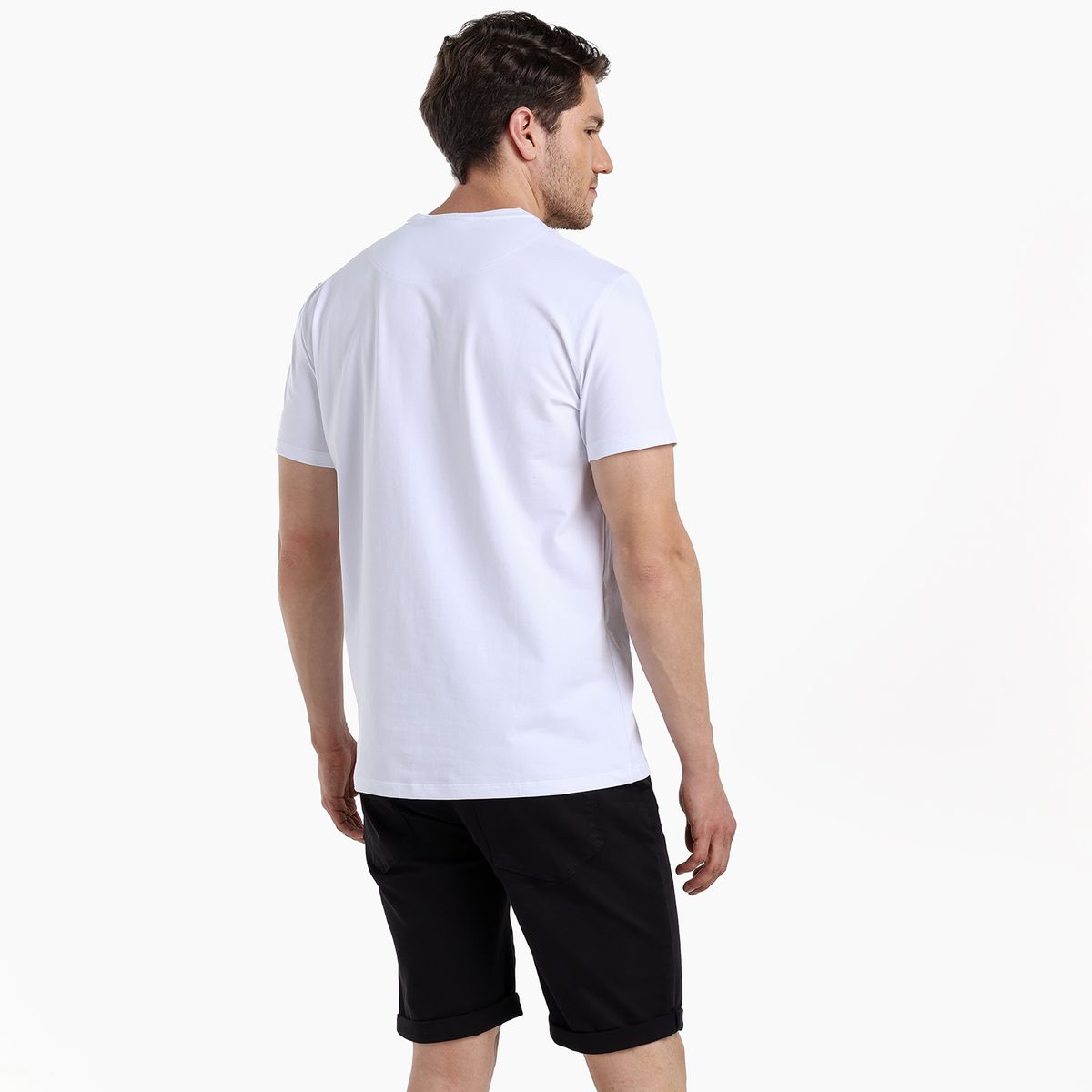 MOSSIMO - Camiseta Hombre Manga corta de Algodón Mossimo