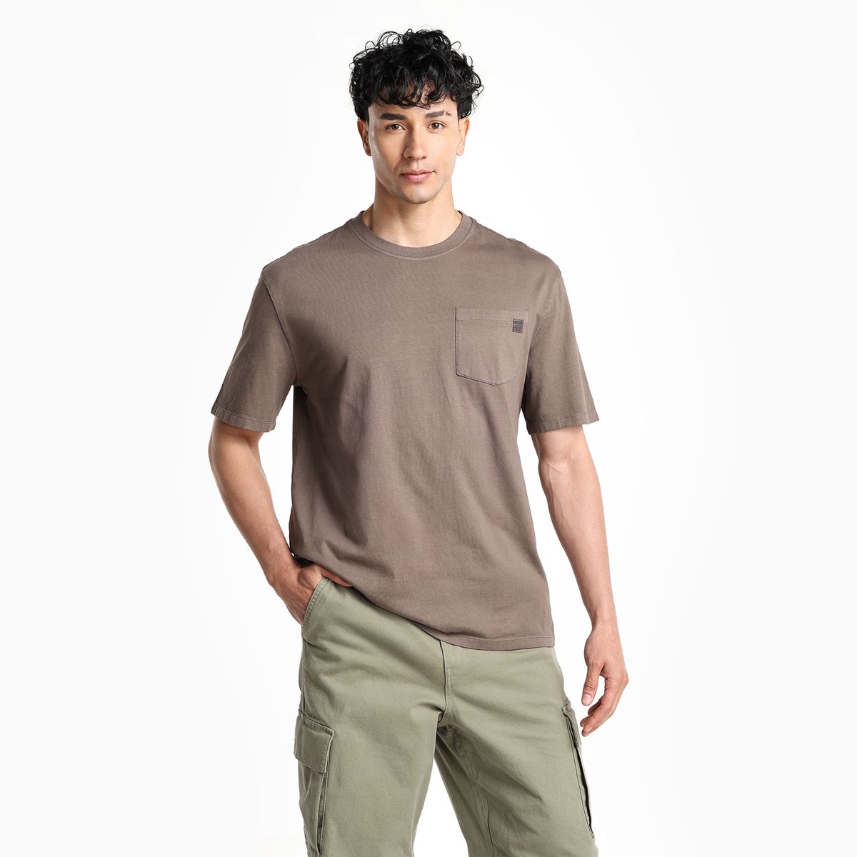 BEARCLIFF - Camiseta Hombre Manga corta de Algodón Bearcliff