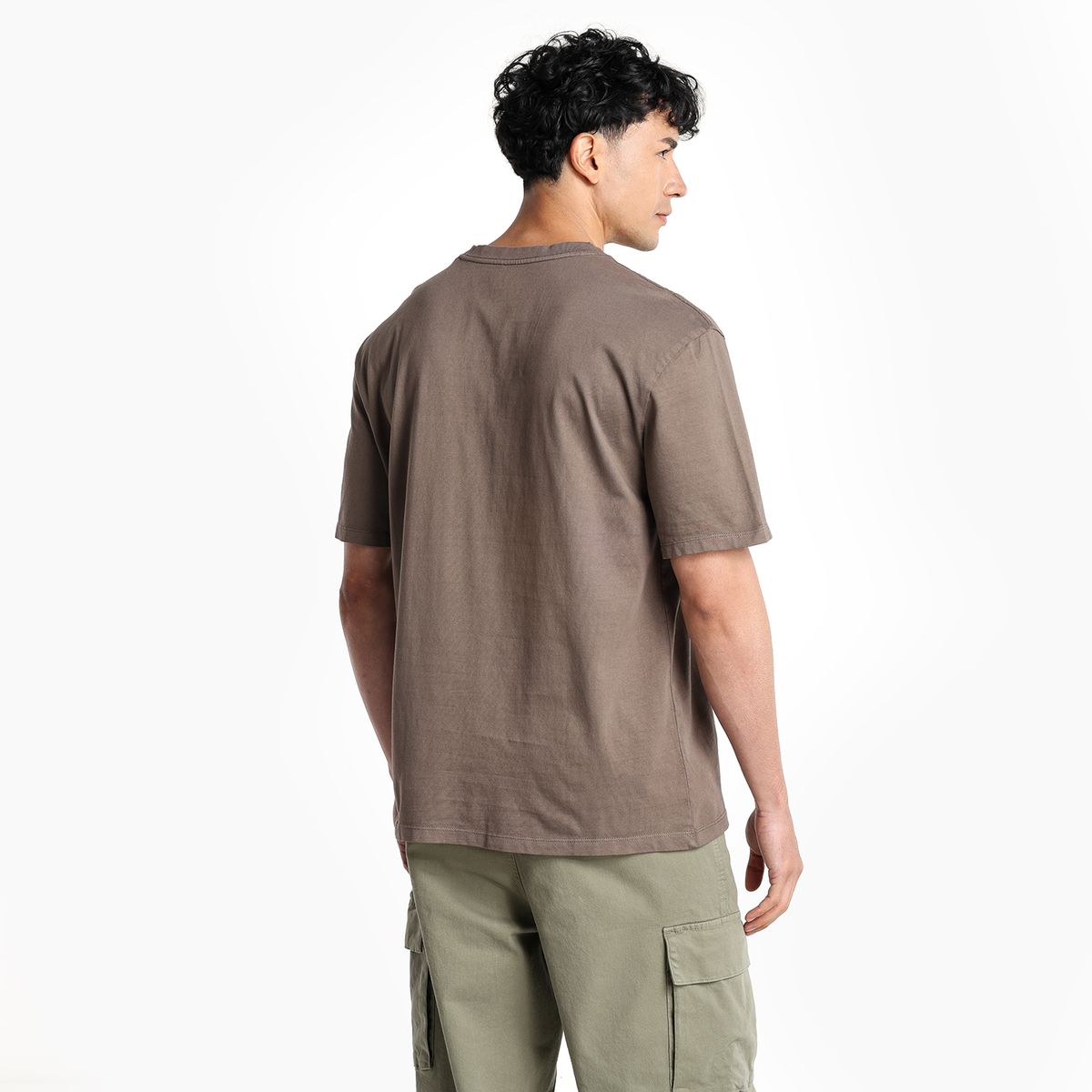 BEARCLIFF - Camiseta Hombre Manga corta de Algodón Bearcliff