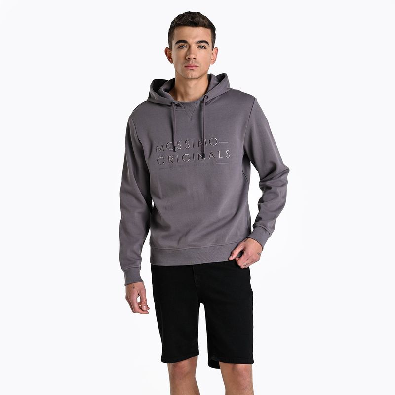 MOSSIMO - Hoodie Hombre con Logo de Algodón Mossimo