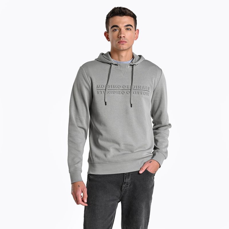 MOSSIMO - Hoodie Hombre con Logo de Algodón Mossimo