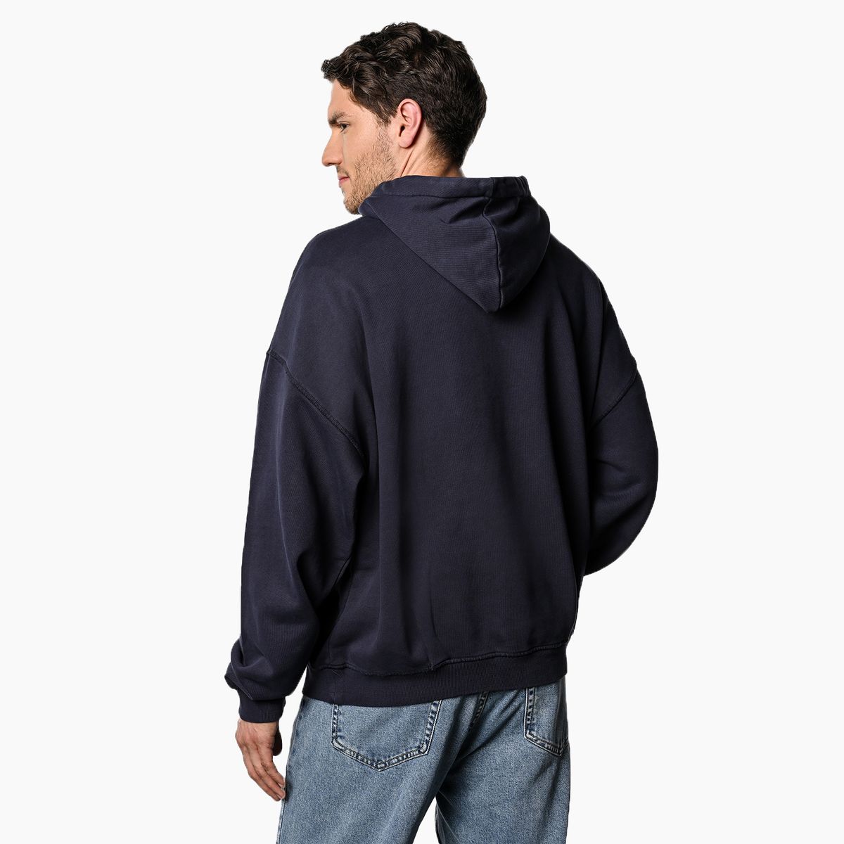 DENIMLAB - Hoodie Hombre con Estampado de Algodón Denimlab