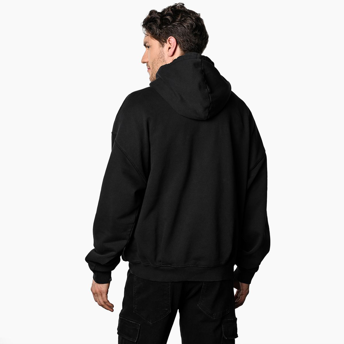 DENIMLAB - Hoodie Hombre con Estampado de Algodón Denimlab