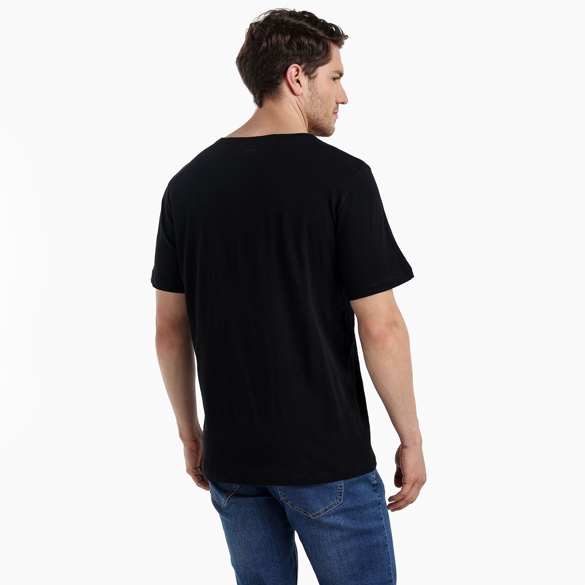 MOSSIMO - Camiseta Hombre Manga corta con Logo de Algodón Mossimo