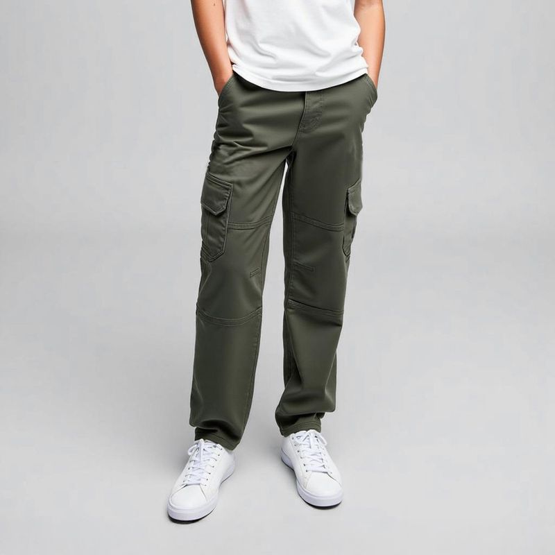FEDERATION - Pantalón para Niño Cargo de Algodón Federation