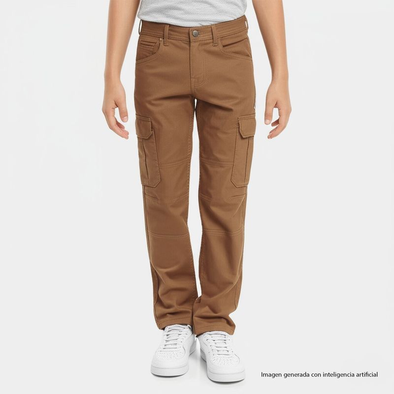 FEDERATION - Pantalón para Niño Cargo de Algodón Federation