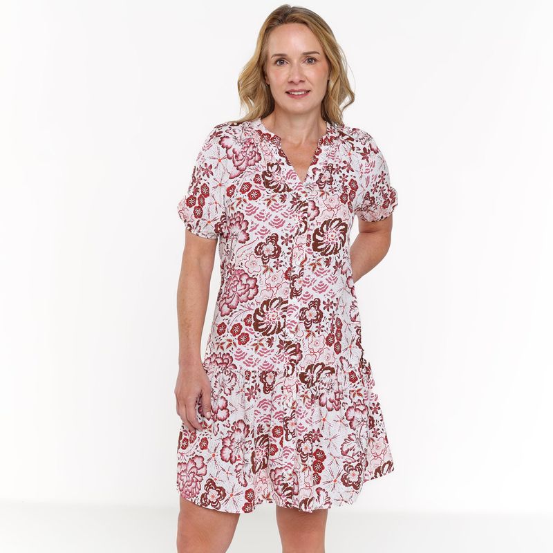 NEWPORT - Vestido Mujer Corto con Estampado Newport